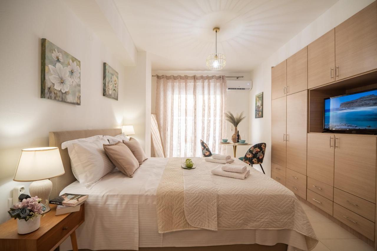 Myrtia Apartment Few Steps From The Sea Ханя Екстериор снимка